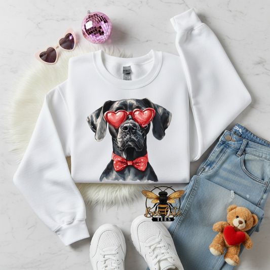 Red Sunnies Great Dane Black