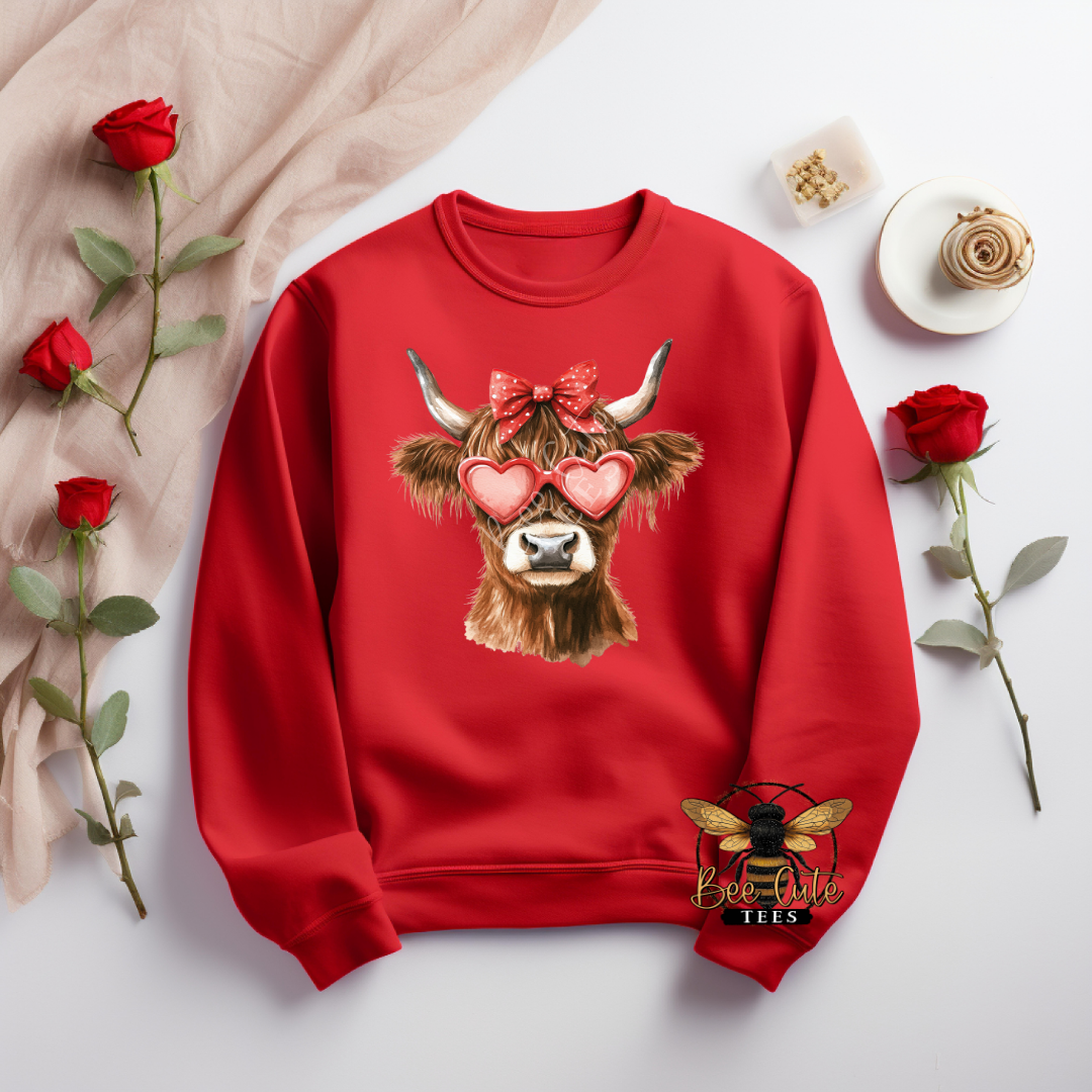 Red Sunnies Highland Cow