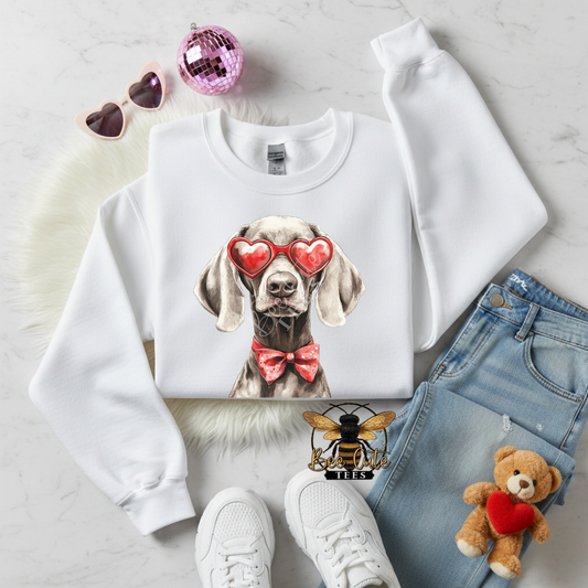 Red Sunnies Weimaraner