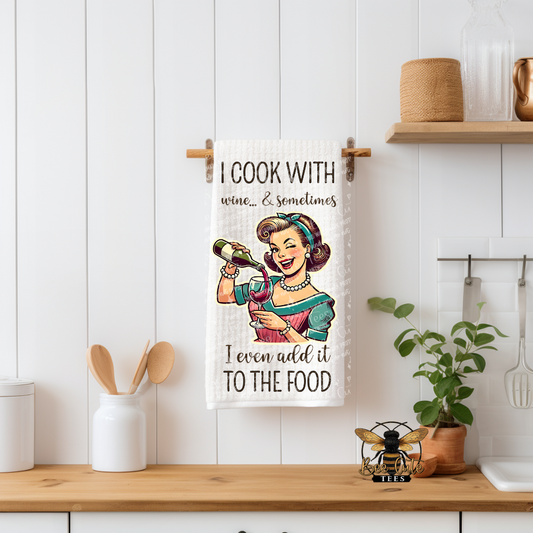 Retro Cook With Wine