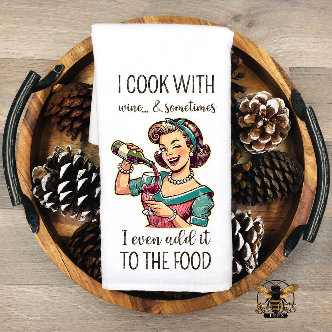 Retro Cook With Wine