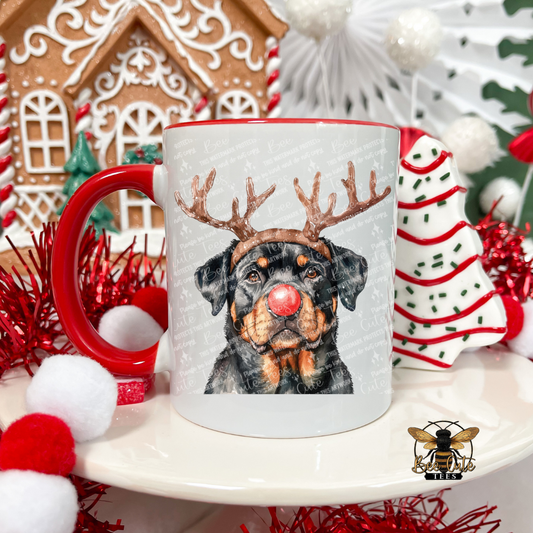Rottweiler Christmas Mug