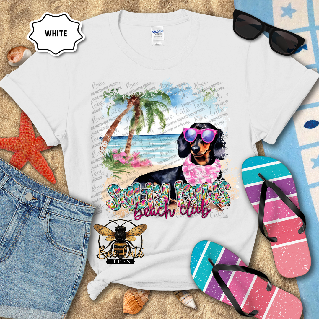 Salty Paws Black Dachshund