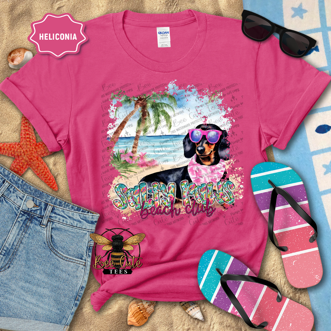 Salty Paws Black Dachshund