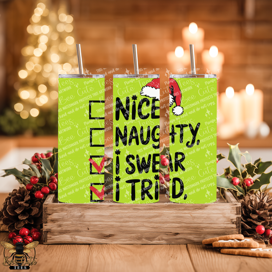 Sarcastic Christmas Tumbler