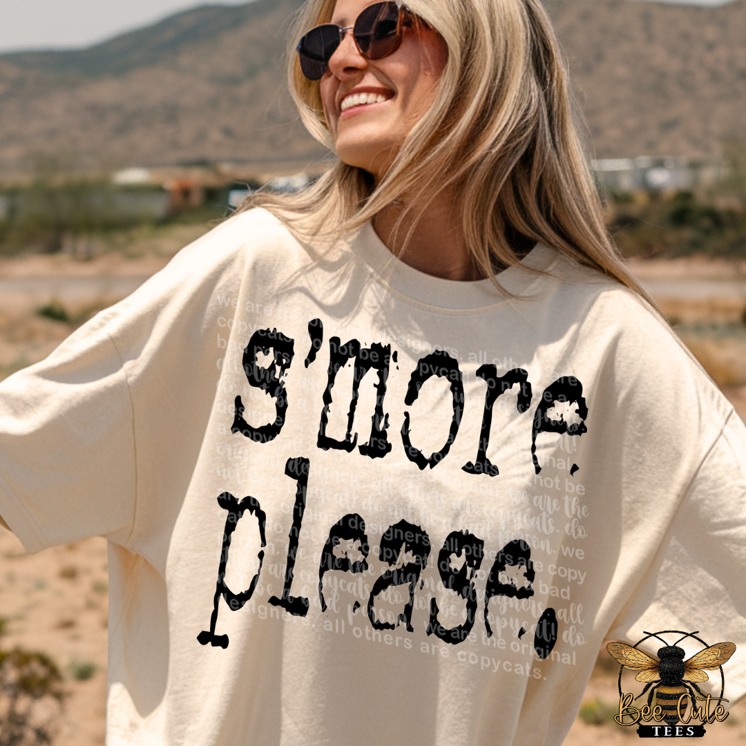 S'more Please Typography