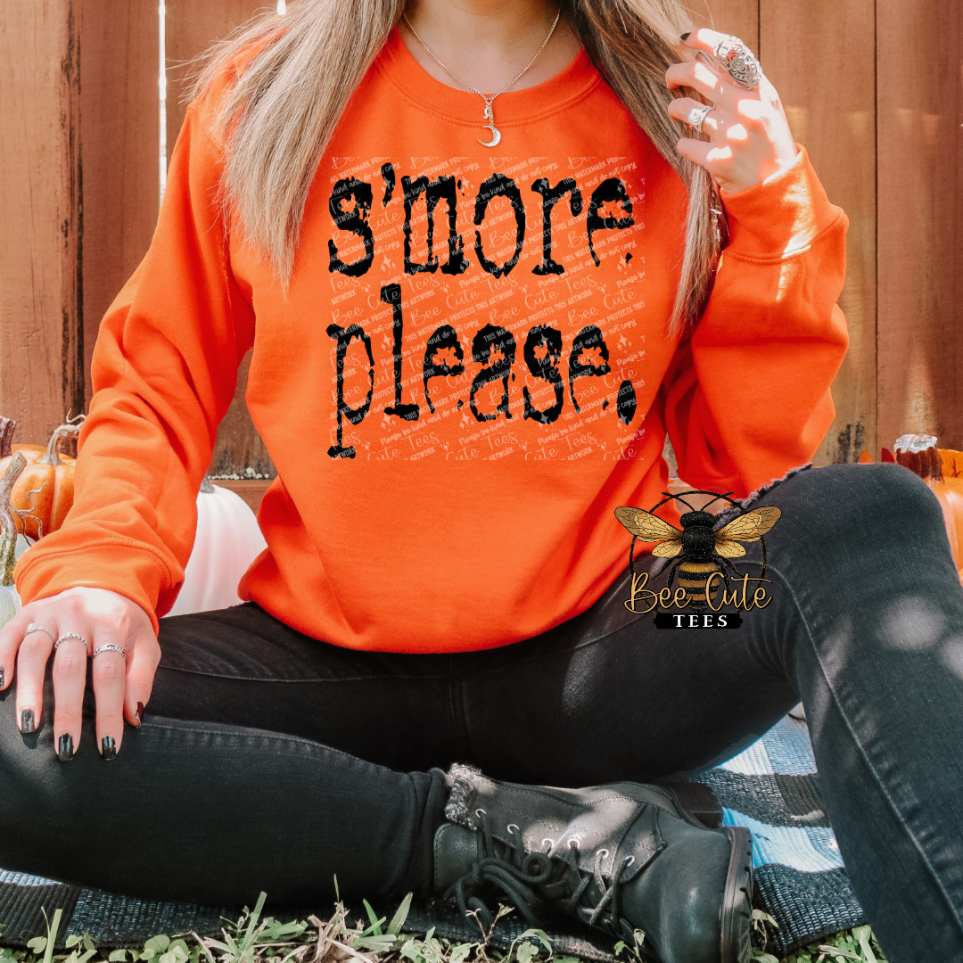 S'more Please Typography