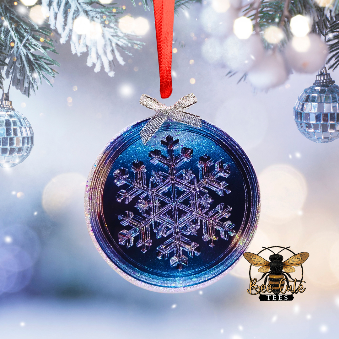 Snowflake Acrylic Christmas Ornament
