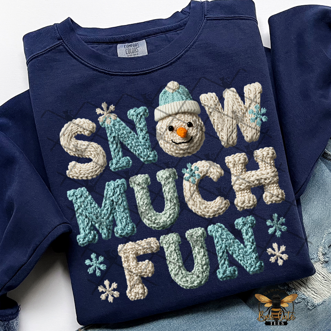 Snow Much Fun Faux Latch Hook Yarn Crochet