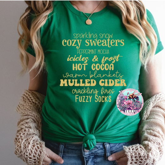 Sparkling Snow, Cozy Sweaters, Winter Stuff