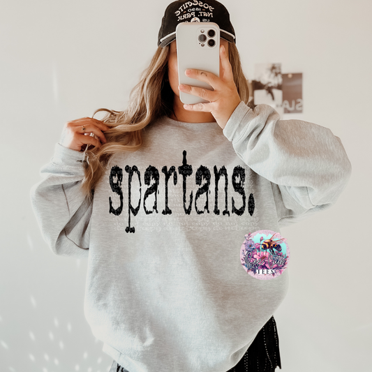 Spartans Typography