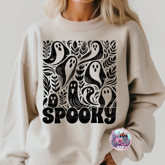 Spooky Wavy Ghosts