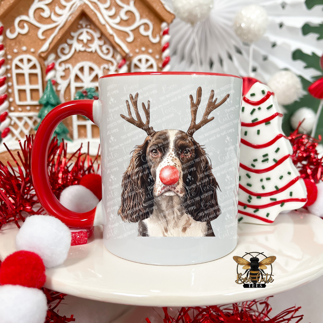 Springer Spaniel Christmas Mug