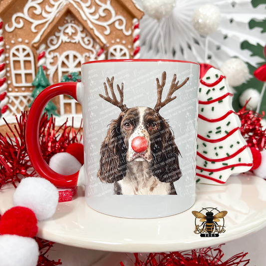 Springer Spaniel Christmas Mug