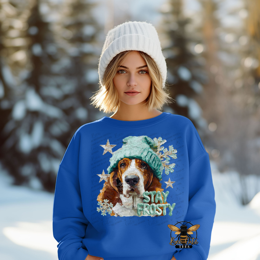 Stay Frosty Basset Hound
