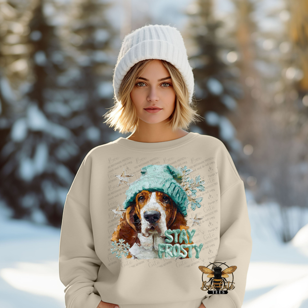 Stay Frosty Basset Hound