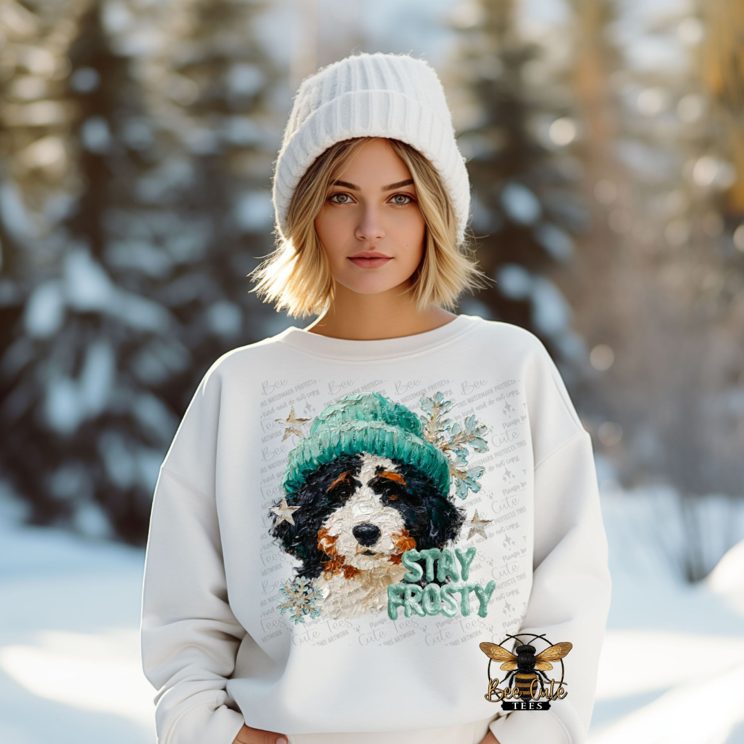 Stay Frosty Bernedoodle