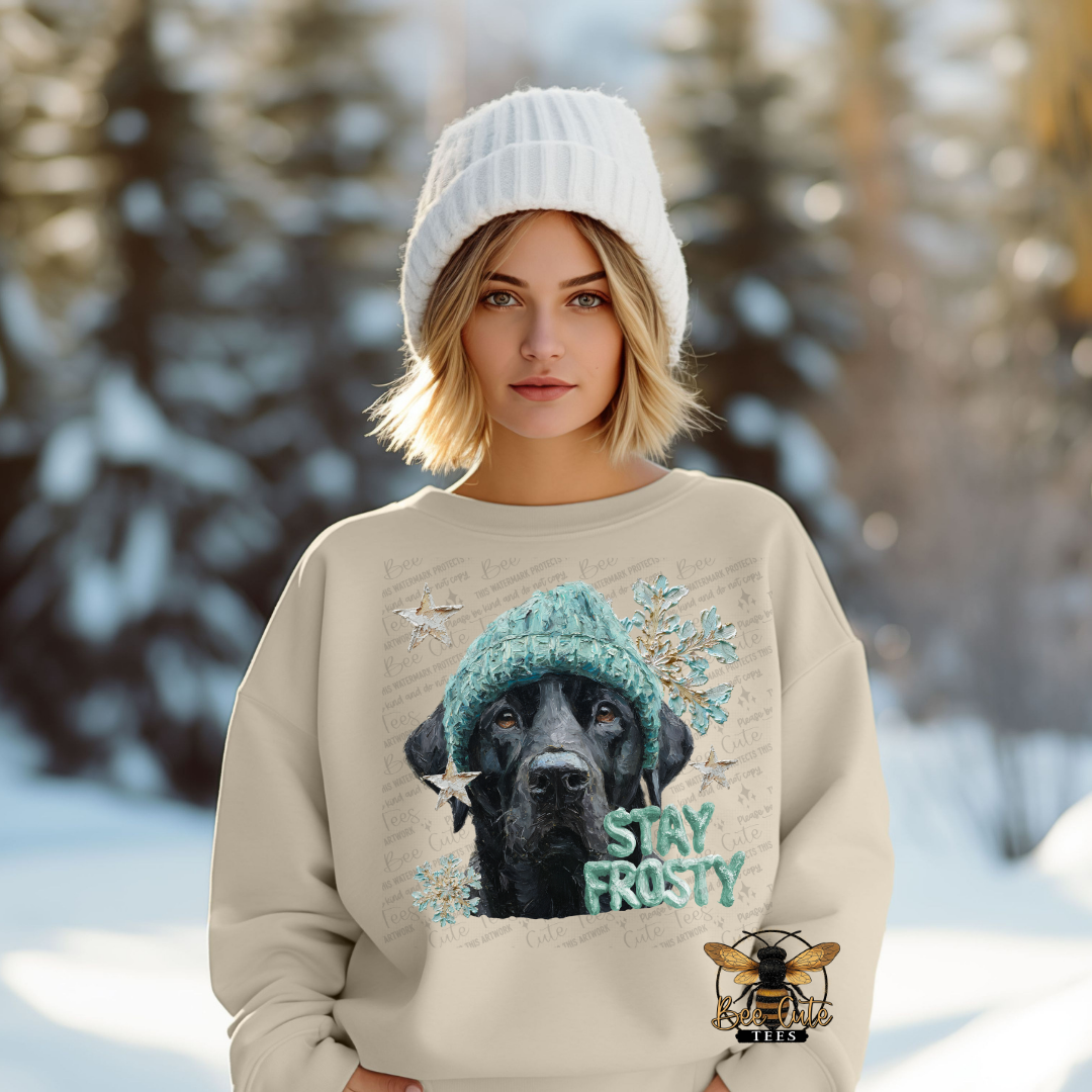 Stay Frosty Black Lab