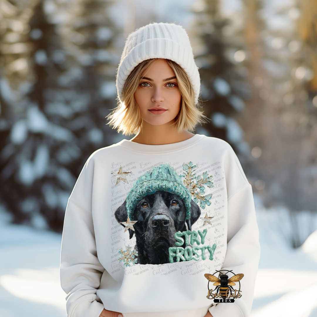 Stay Frosty Black Lab