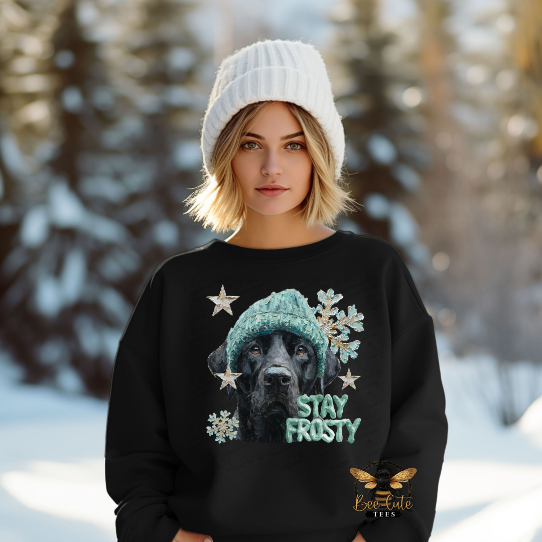 Stay Frosty Black Lab