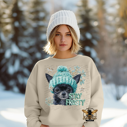 Stay Frosty Chihuahua Black