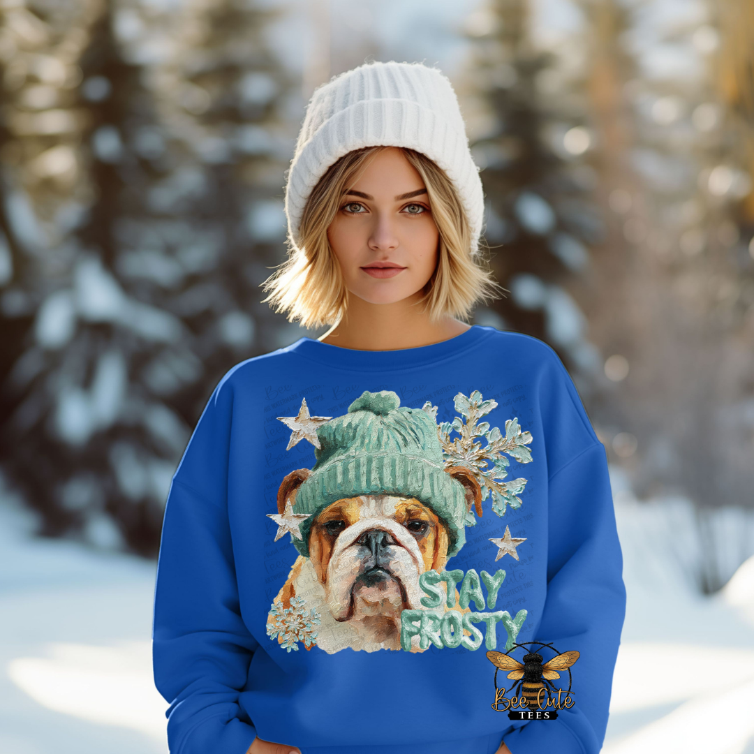 Stay Frosty English Bulldog