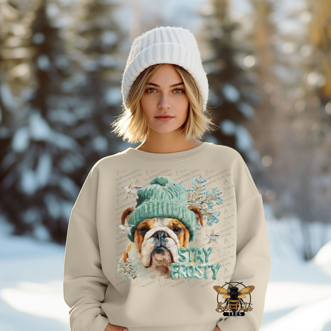 Stay Frosty English Bulldog