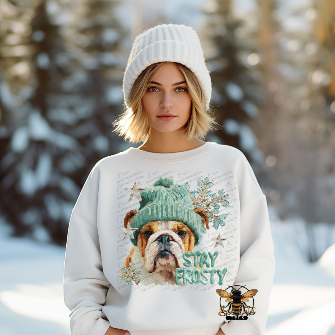 Stay Frosty English Bulldog