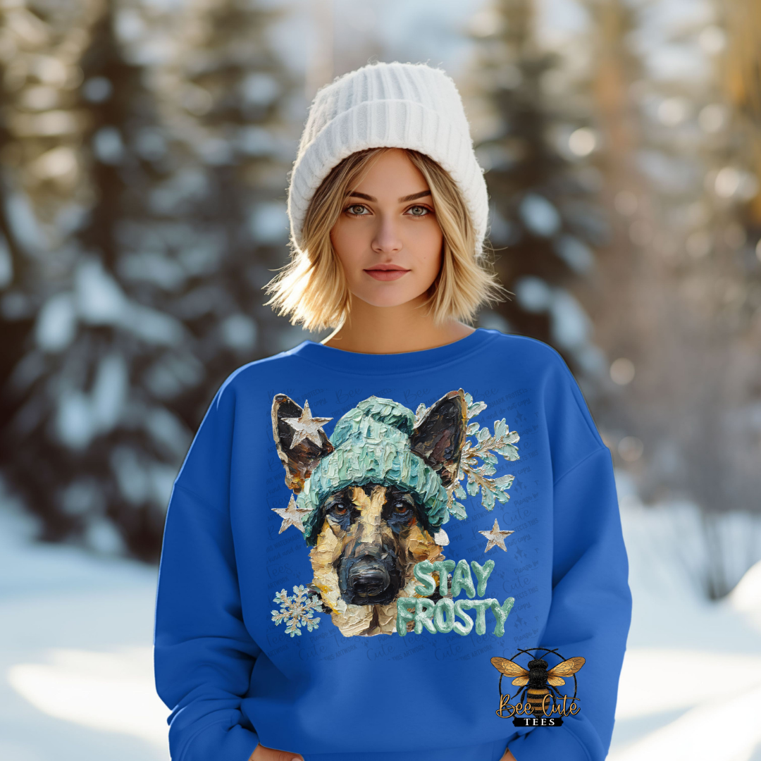 Stay Frosty German Shepherd