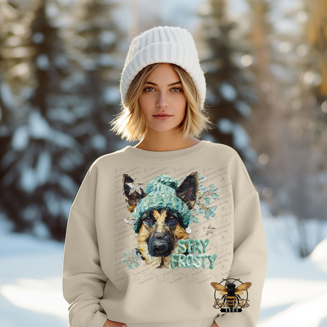 Stay Frosty German Shepherd