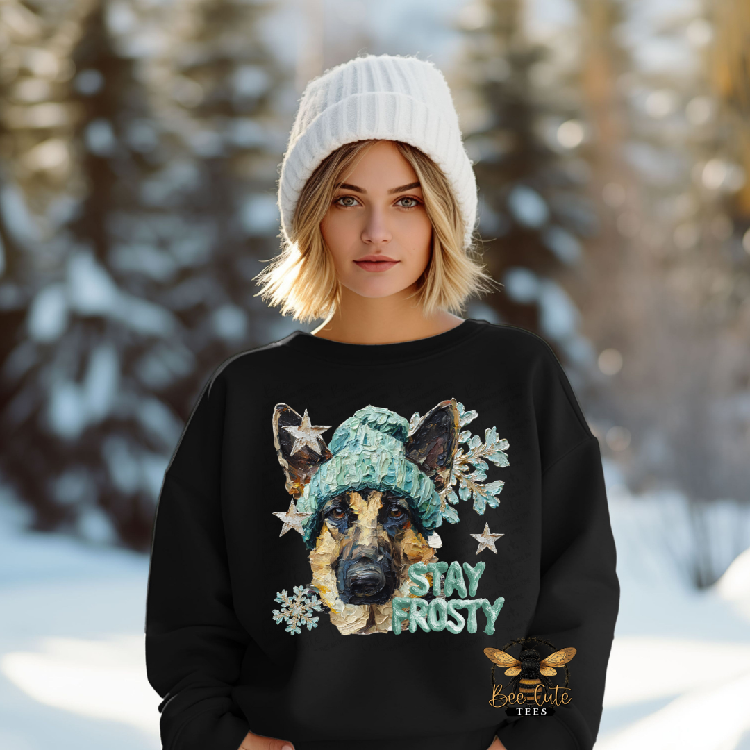Stay Frosty German Shepherd