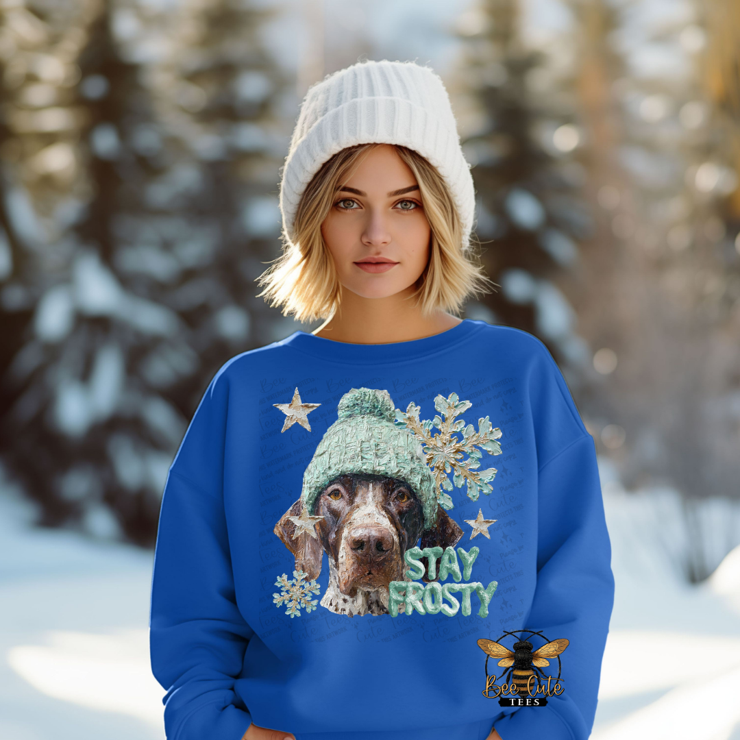 Stay Frosty German Shorthair Pointer