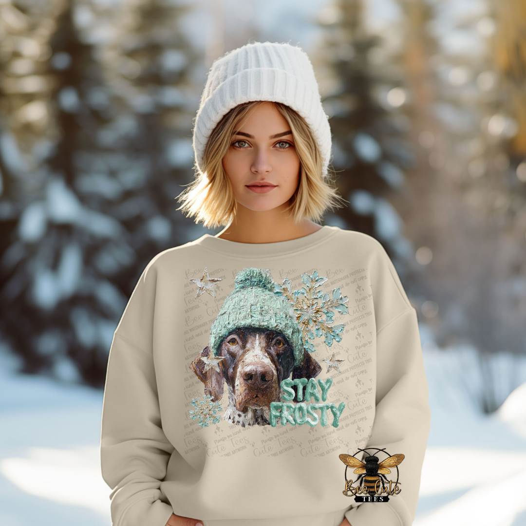 Stay Frosty German Shorthair Pointer