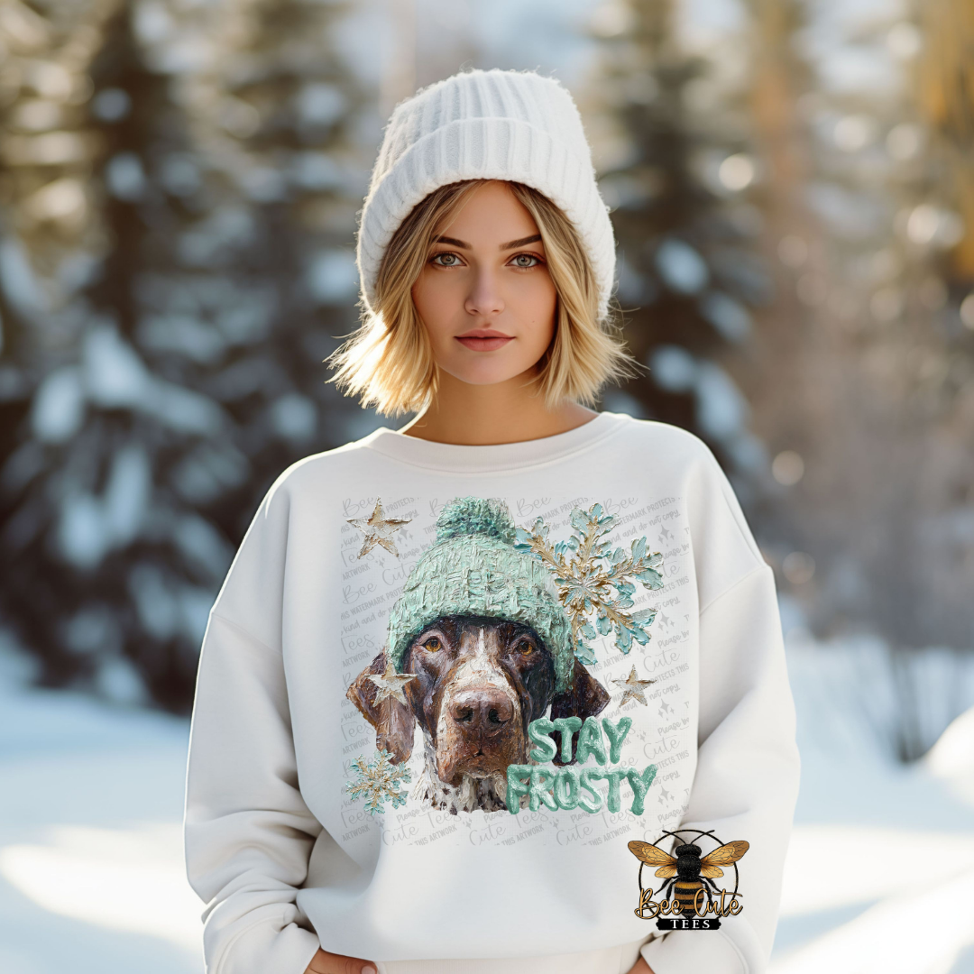 Stay Frosty German Shorthair Pointer