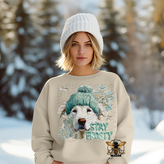 Stay Frosty Great Pyrenees