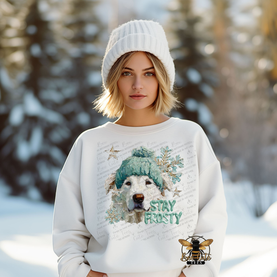 Stay Frosty Great Pyrenees