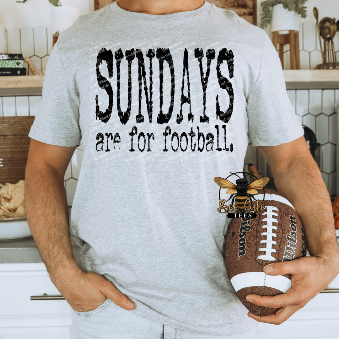 Sundays Are For Football Typography