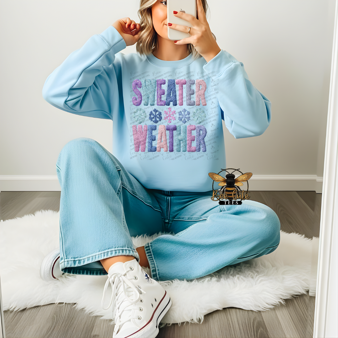 Sweater Weather Faux Latch Hook Yarn Crochet