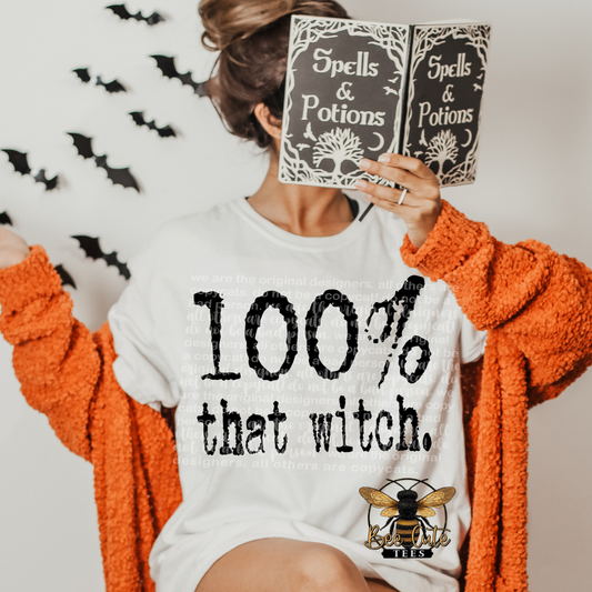 100% That Witch Typography