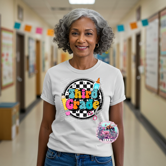 Third Grade Checkered Circle