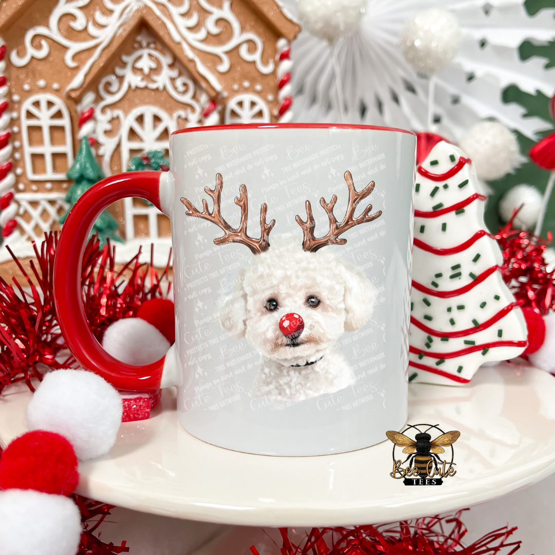 Toy Poodle Christmas Mug