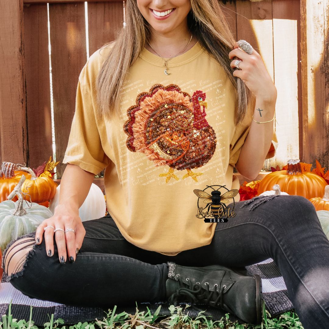 Turkey Faux Yarn Faux Sequins