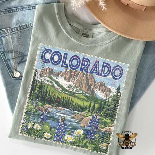 Vintage Colorado Stamp