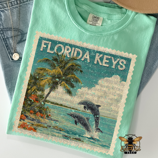 Vintage Florida Keys Stamp