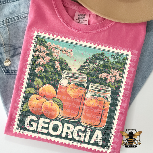 Vintage Georgia Stamp