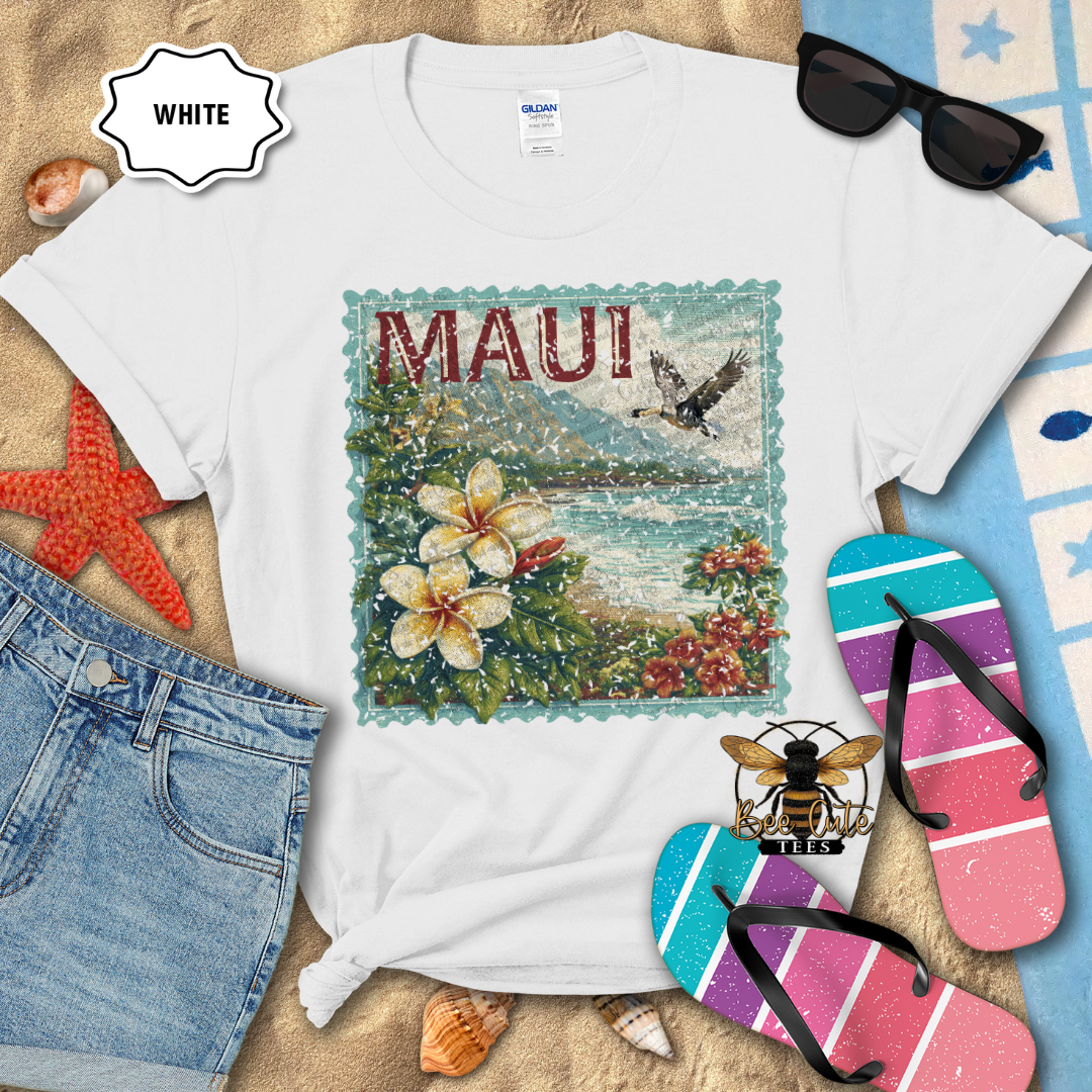 Vintage Maui Stamp