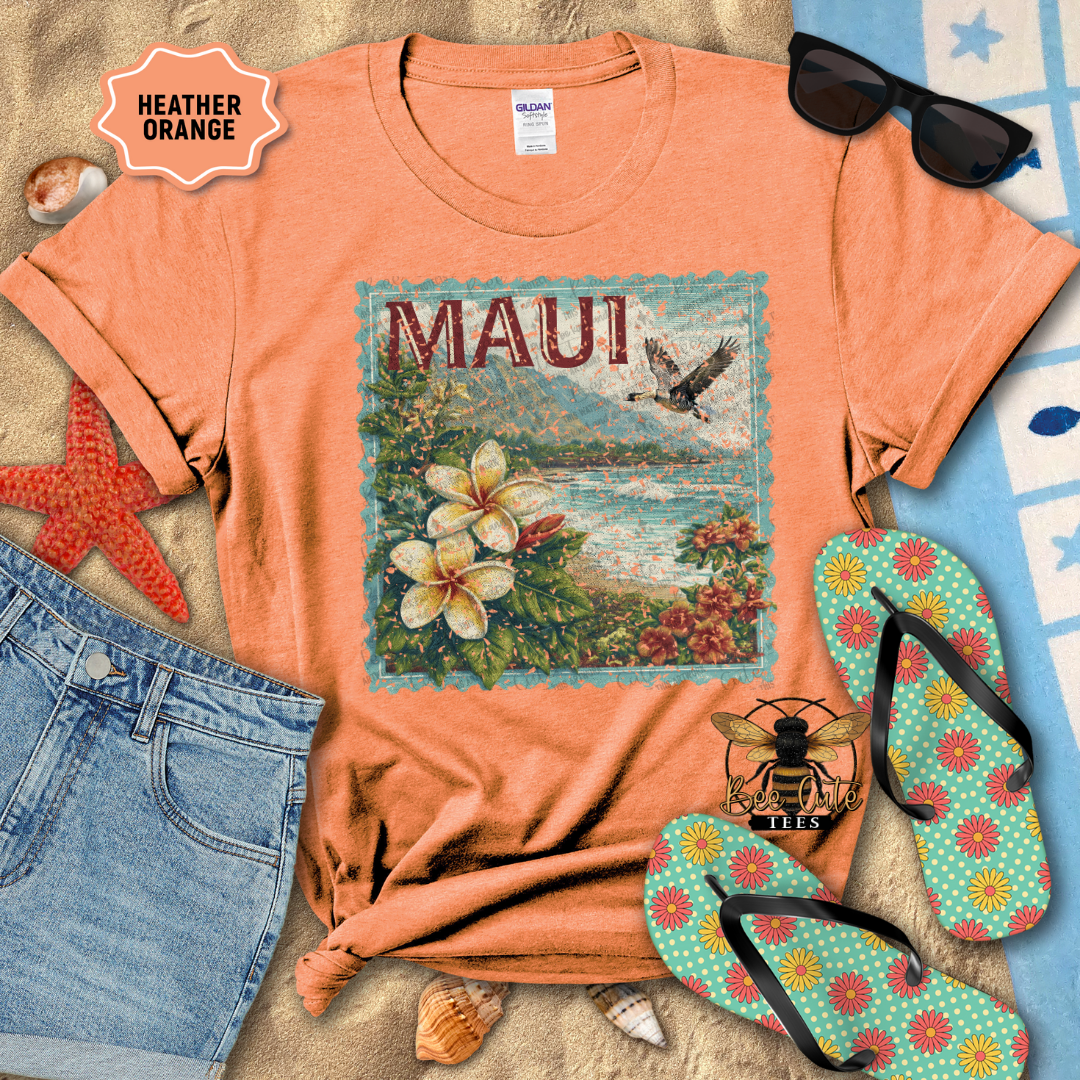 Vintage Maui Stamp