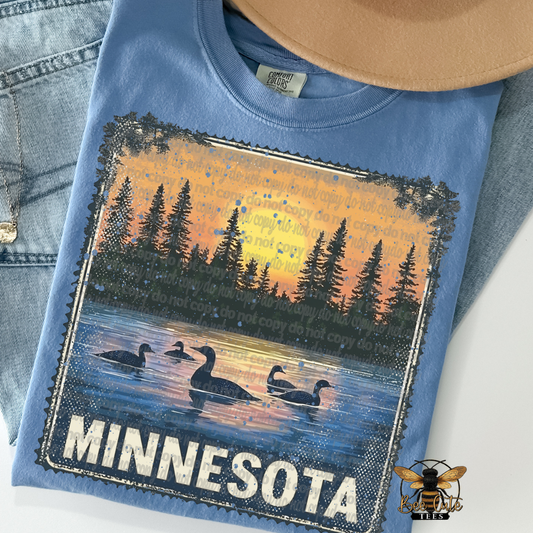 Vintage Minnesota Stamp