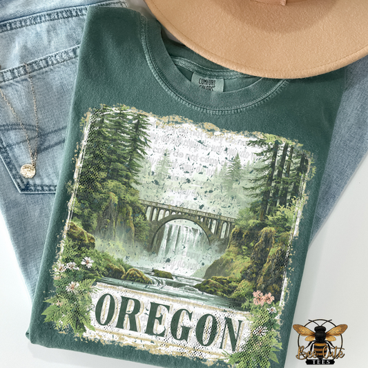 Vintage Oregon Stamp