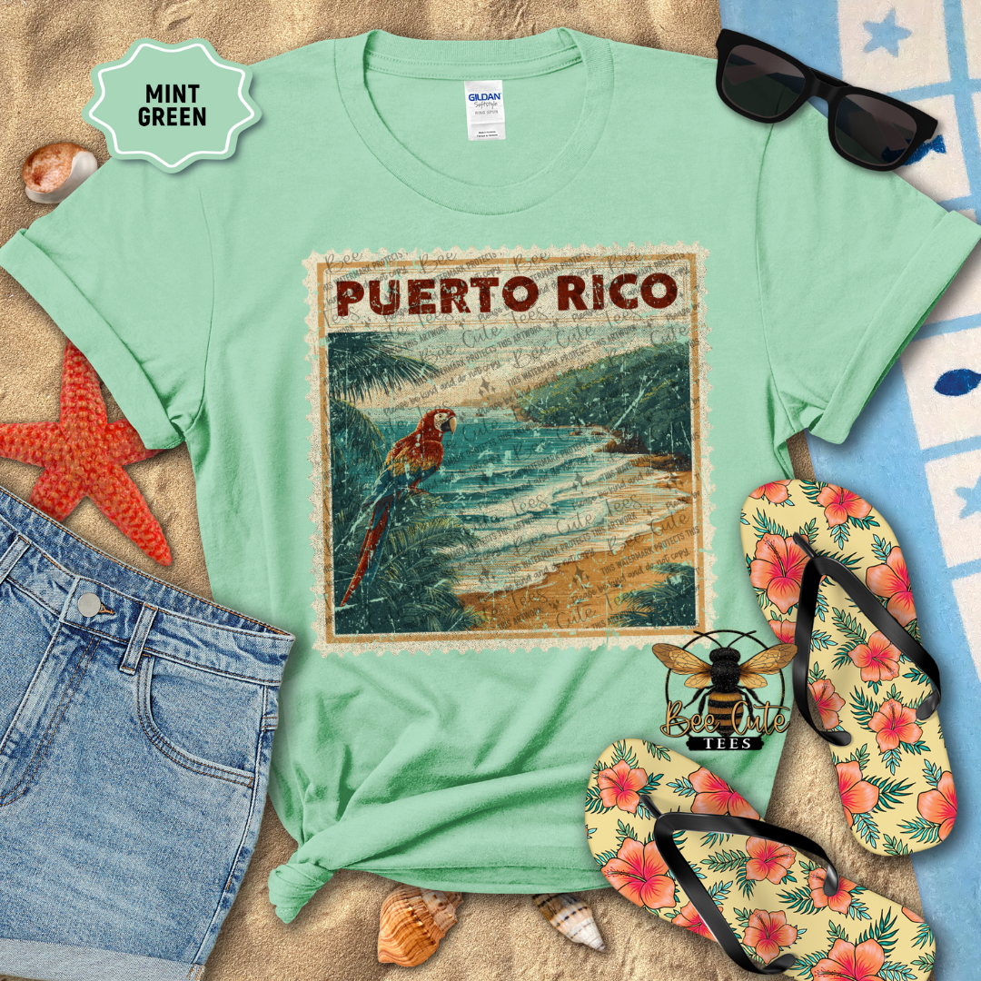 Vintage Puerto Rico Stamp